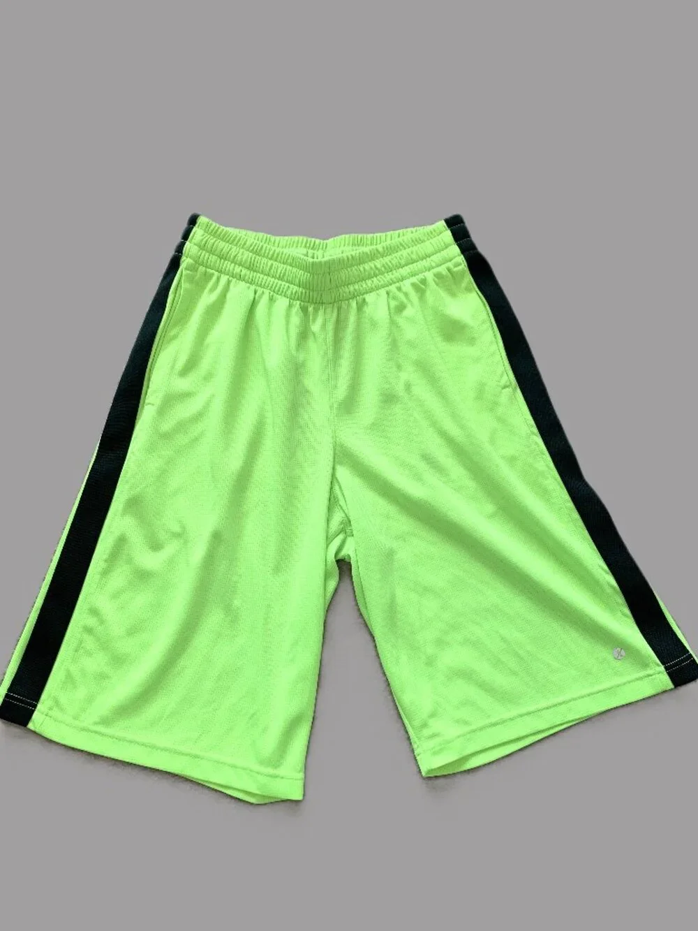 Xersion Active Short Men Neon Yellow Adjustable Waist Size M